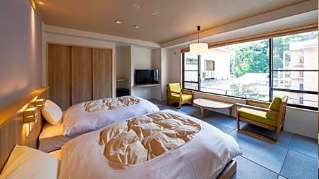 Renewal Twin Room with Private Hot Spring Bath