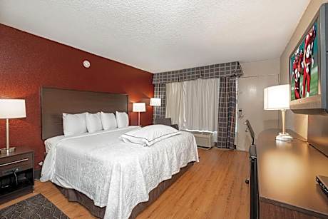 Premium King Room Smoke Free (Upgraded Bedding and Snack Box)