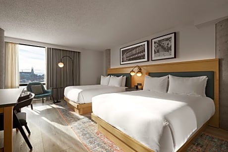 Queen Room with Two Queen Beds with Bay View