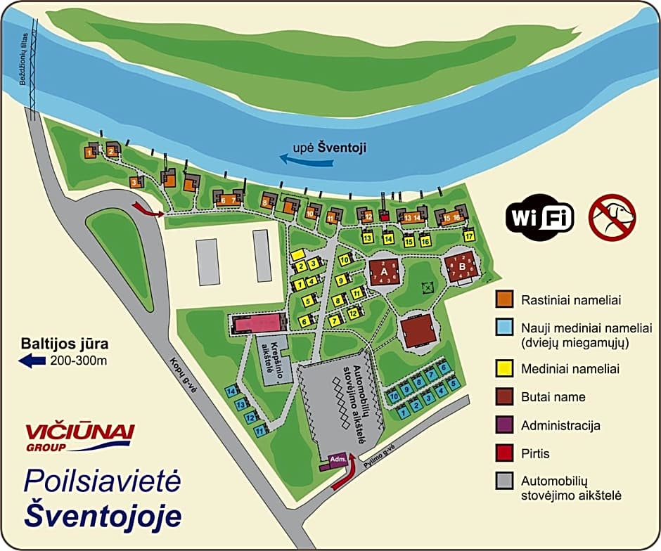 Vičiūnų poilsiavietė Šventojoje