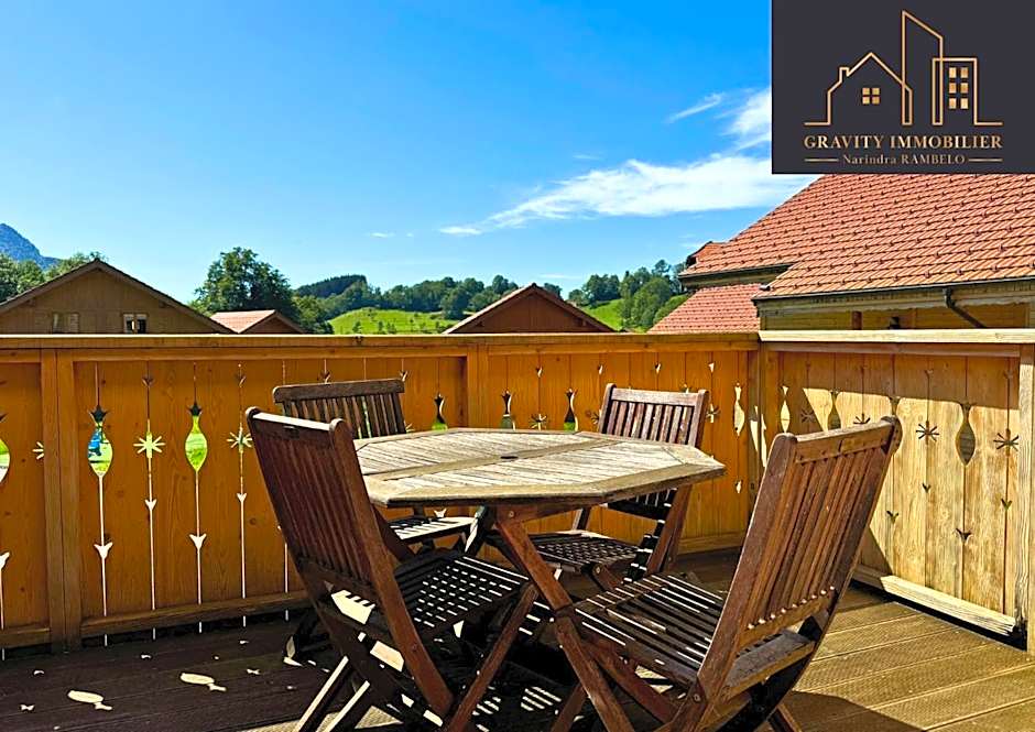 CHALET duplex Mont-Saxonnex "LE JARBAY "