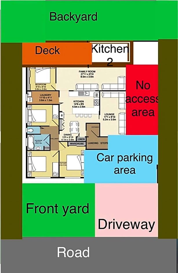 Cheerful 4 Bedrooms With Free Parking