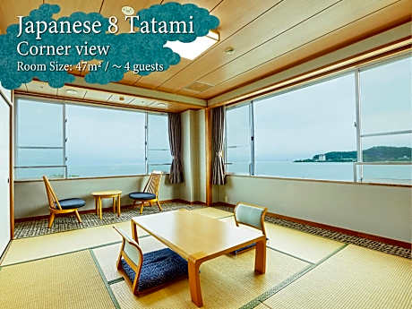 Corner View Japanese-style Room with 8 Tatami