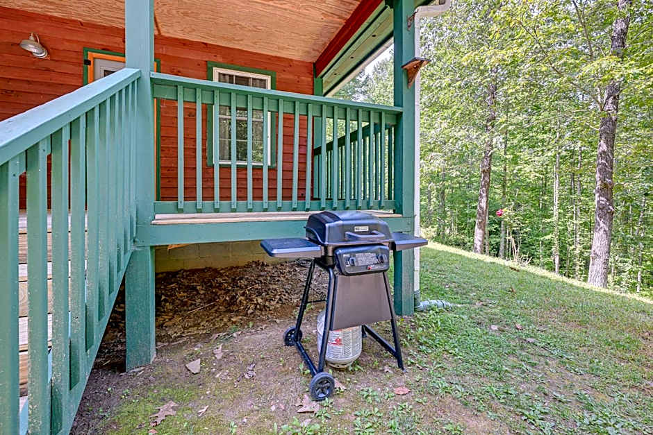 Smoky Mountain Cabin with Camping Area and Fire Pit!