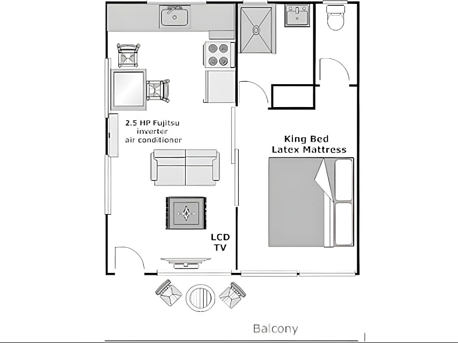 Coconut Palms on the Bay