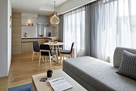 Kitchen Suite with Two Single Beds and Sofa Bed