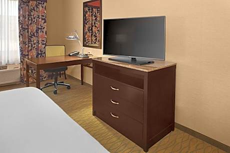 King Room with Walk-In Shower – Hearing Accessible with Microwave & Refrigerator