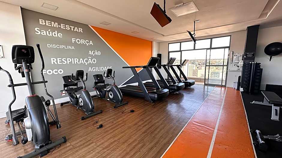 Studio Super Luxo com ar condicionado vaga piscina academia coworking etc