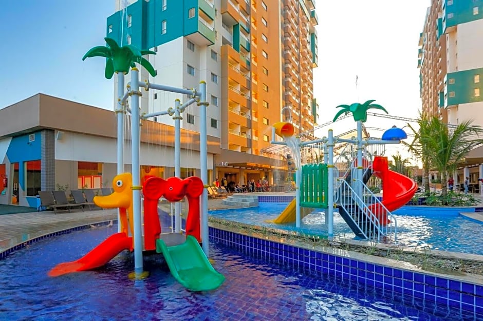 Apartamento em Resort de Olímpia ao lado do Parque Aquático