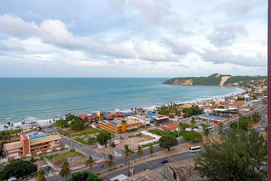 Flat com 2 quartos - Vista Morro do Careca - 250m Mar e Garagem
