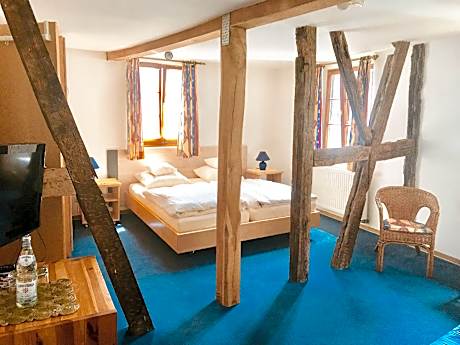 Doppelzimmer-Komfort-Ensuite mit Dusche-Balkon