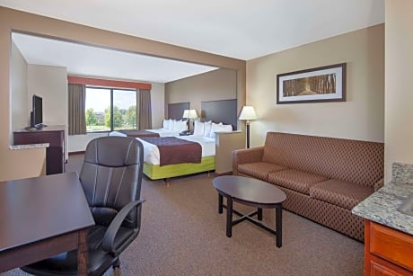 2 Queen Beds Studio Suite Non-Smoking