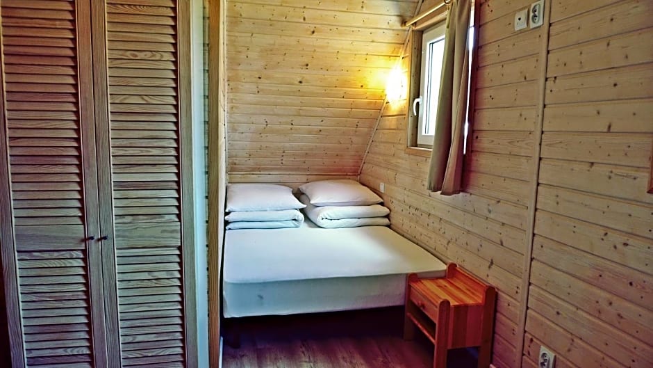 Błękitne domki przy morzu