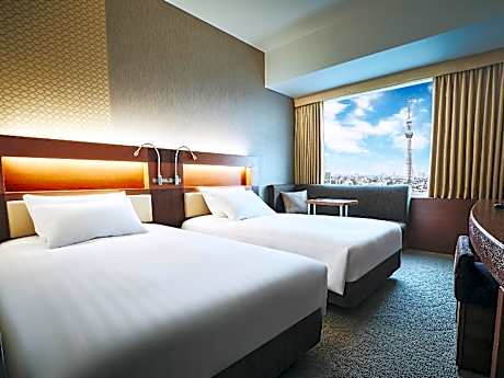 Standard Tower View Twin Room A - Tokyo Sky Tree View