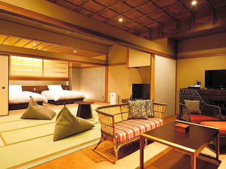 Japanese-Western Room with open-air bath TYPE D - Non-Smoking (2nd Floor)