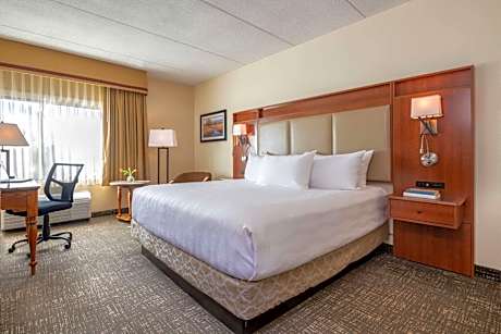 1 KING BED NSMK PET FRIENDLY HISPD COFMKR HAIR IRON