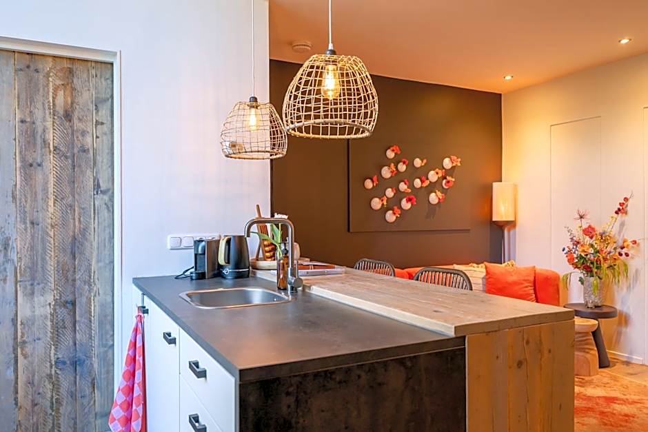 Thús yn Hantum Vakantiehuisje met hottub in Friesland