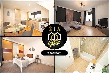 Queen Street Stay - SJA Stays - Modern 2 Bed Apartment