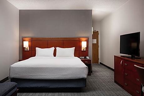 King Room with Sofa Bed and Roll-in Shower - Mobility and Hearing Accessible