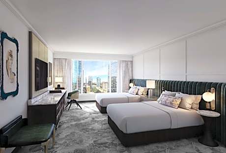 Classic Queen Room with Two Queen Beds - High Floor
