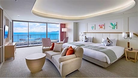 Luxury Twin Room with Sea View - East Building - 