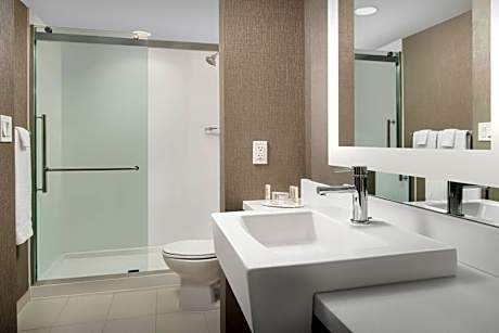 King Suite with Roll-In Shower and Sofa Bed - Mobility Access/Hearing Accessible