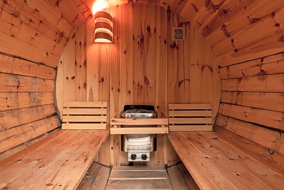 De oude slaght- luxe suite met buitensauna