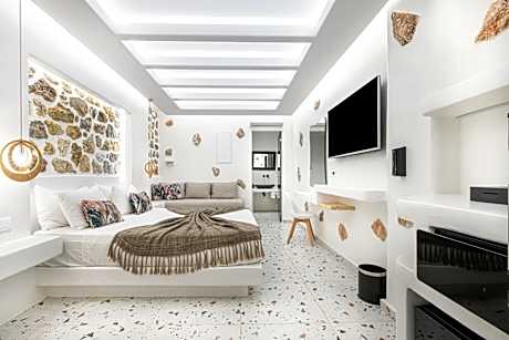 Elegant Room with Private Patio | Semi Basement