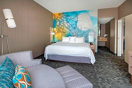 One-Bedroom King Suite with Sofa Bed and Roll-in Shower - Mobility Accessible