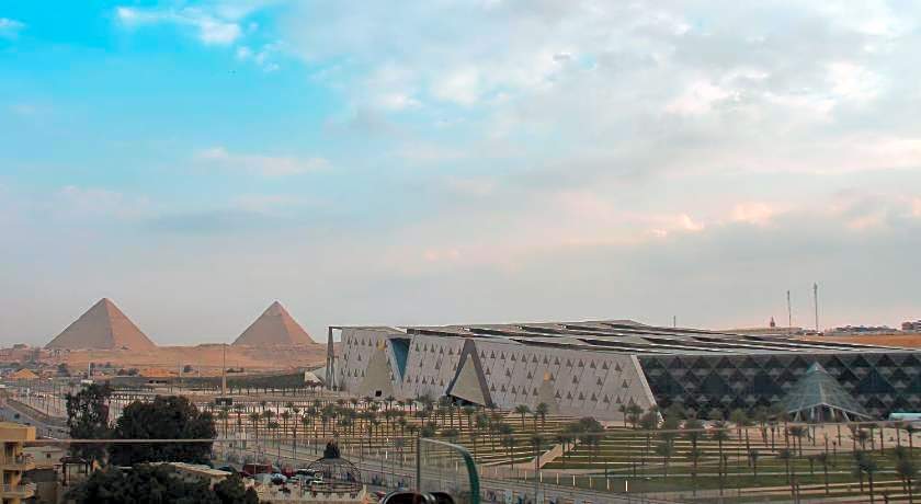 Asia Grand Museum & Pyramids view