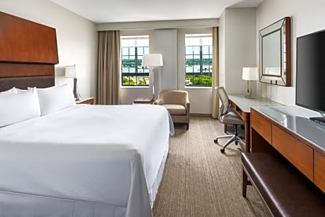 Premium Higher Floor, Guest room, 1 King, Water view