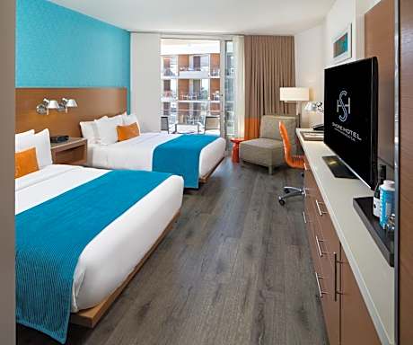 Ocean View with Two Double Beds