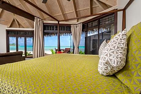 Beachfront villa with private pool