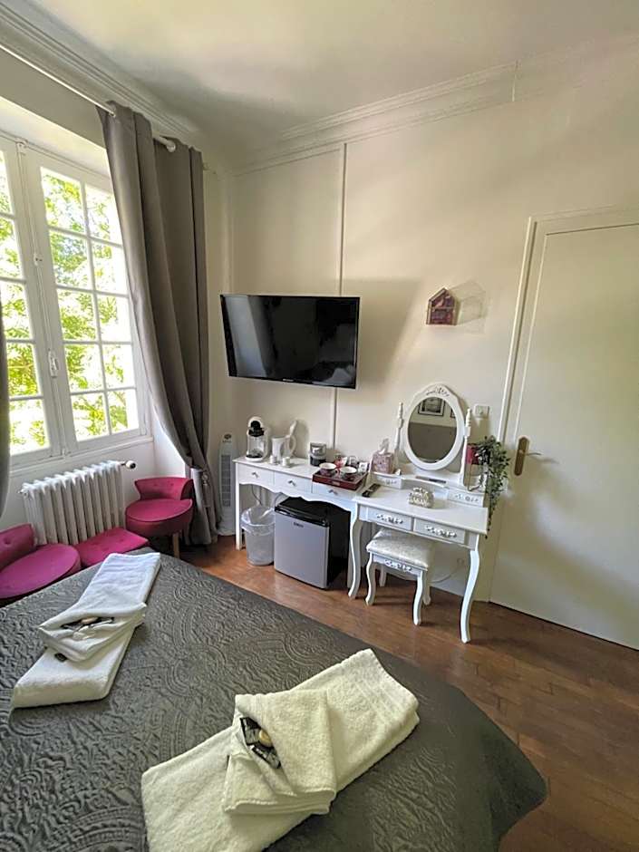 Vue du Château chambres en toute autonomie