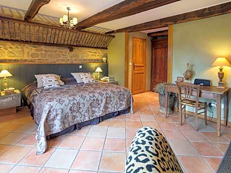 Ch.-Double-Supérieure-Salle de bain et douche-Vue sur Jardin