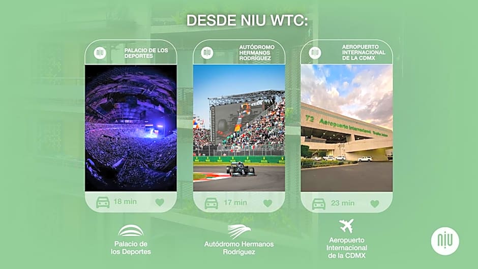 NIU Modern Apartments near WTC & Condesa - Roma Sur