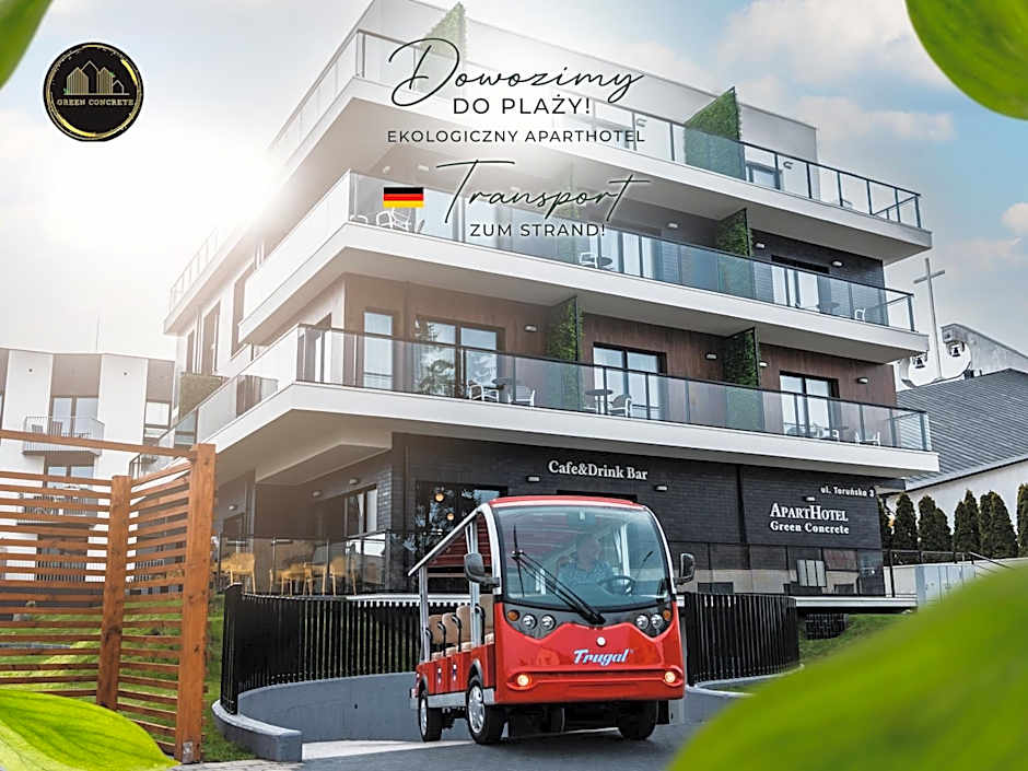 Aparthotel Green Concrete - Free Beach Bus