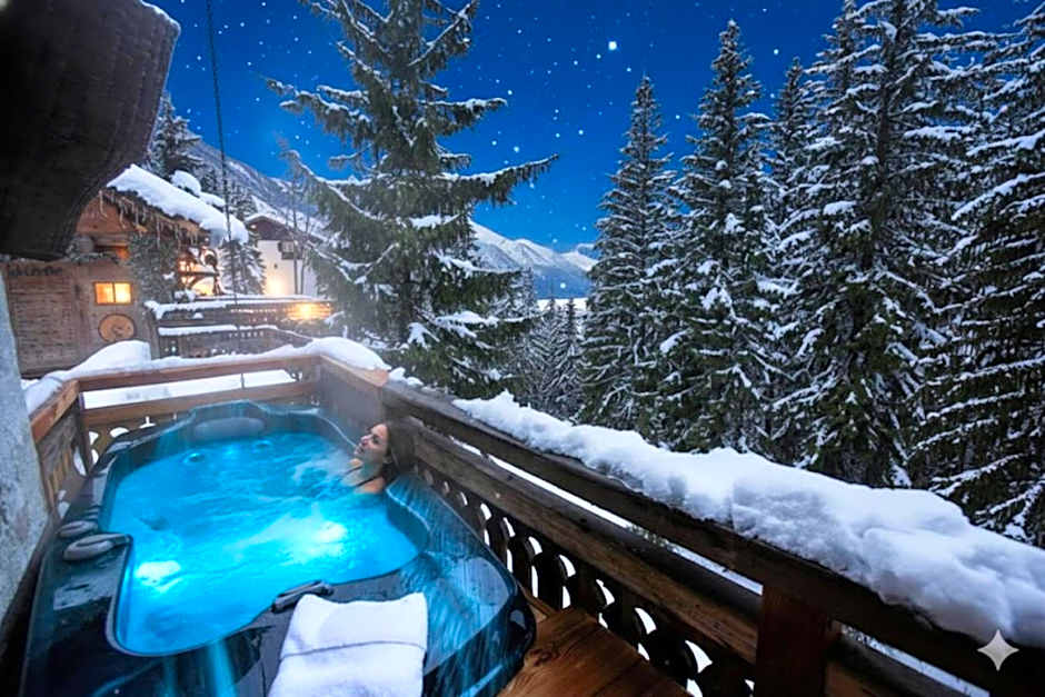 Hôtel Les Chalets de Philippe avec Jacuzzis Privatifs