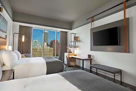 Standard Guest room with 2 Queen, City view