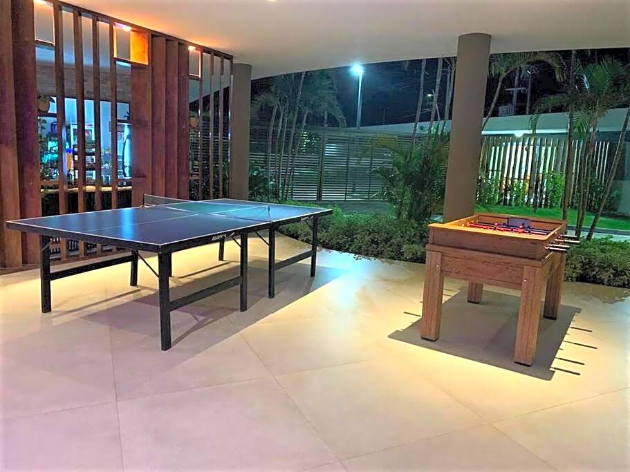 Ambiente integrado e acolhedor