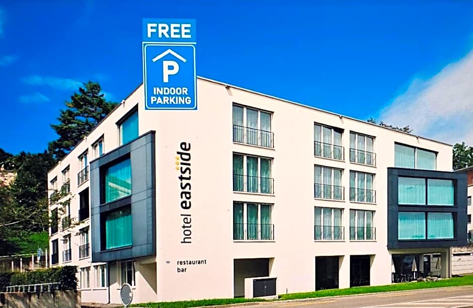 Hotel Eastside (free parking garage)