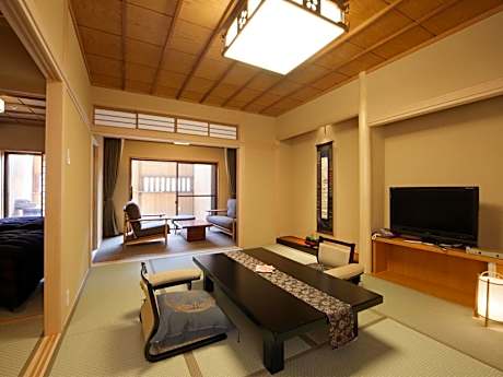 Deluxe Room with Tatami Area and Open-Air Bath - Non-Smoking
