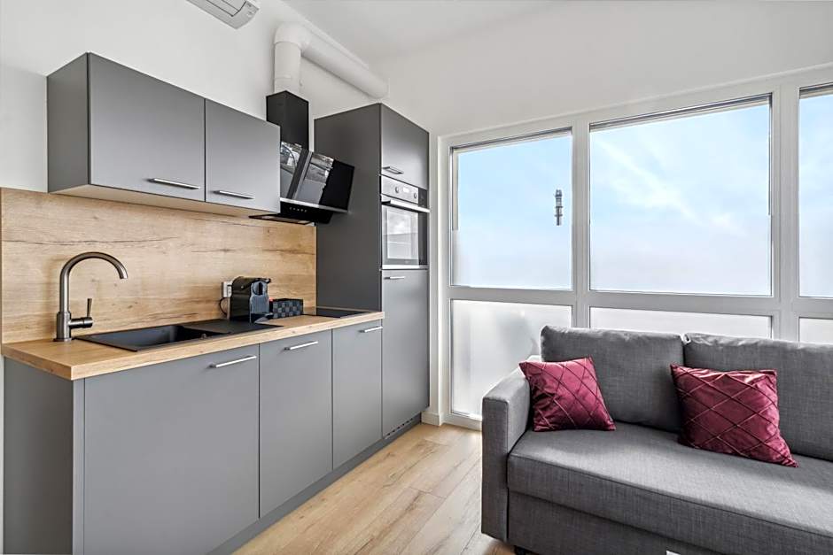 SUITE4ME - Moderne Apartments I Küche I Balkon I Waschmaschine