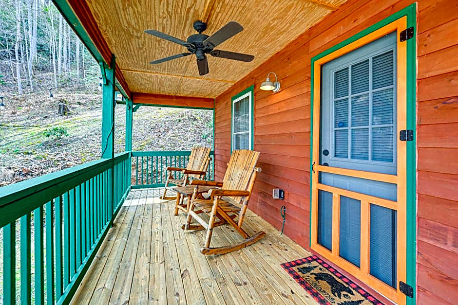 Smoky Mountain Cabin with Camping Area and Fire Pit!
