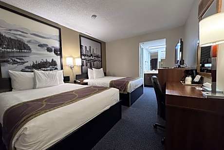 Efficiency Double Room with Two Double Beds - Non-Smoking