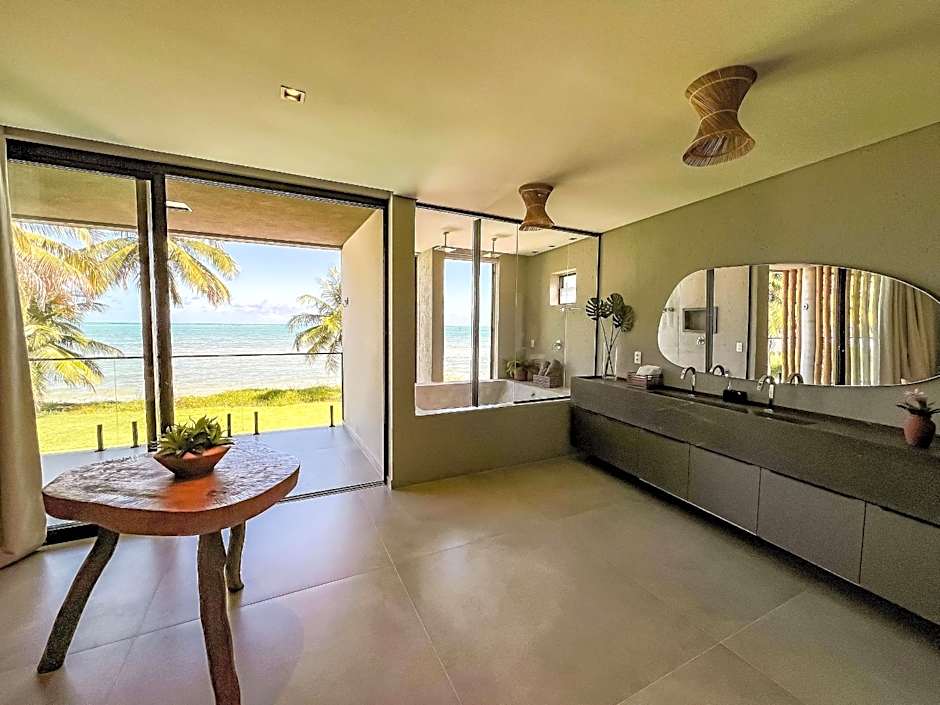 Casa Waua | PÉ NA AREIA, rooftop, borda infinita