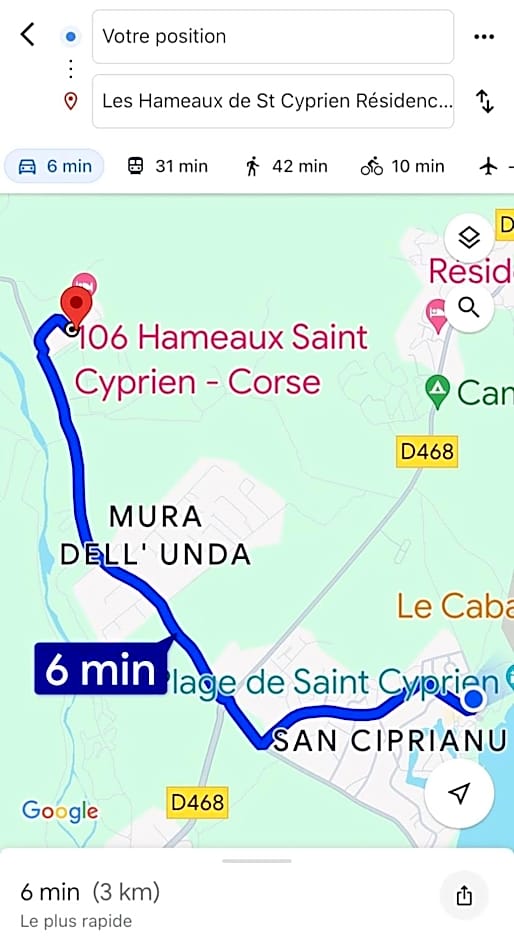 Appartement 2 pièces dans une résidence hôtelière Les Hameaux de Saint-Cyprien