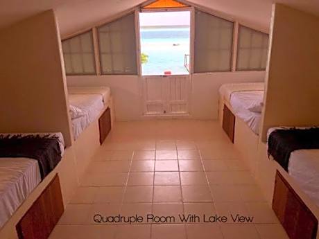 Quadruple Single Bed Room With Lake View