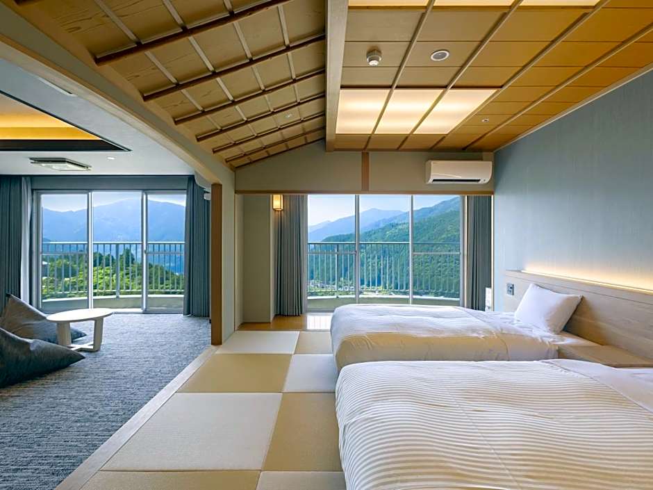 Photo 1 of 5 of Suite Japanese-Western-Style Room with 10 Tatami, Shared Bathroom, Non-Smoking
