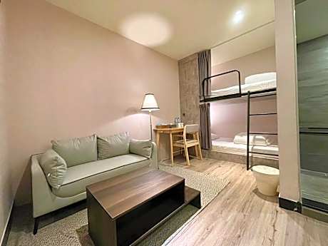 bunk bed private bathroom